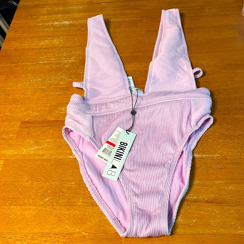 Women’s bikini lab orchid purple bathing suit size XS